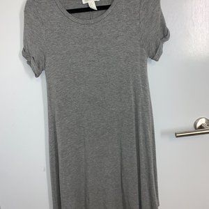 Grey T-Shirt Dress